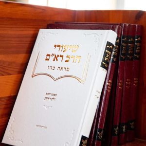 שיעורי הרב רא"ם יומא